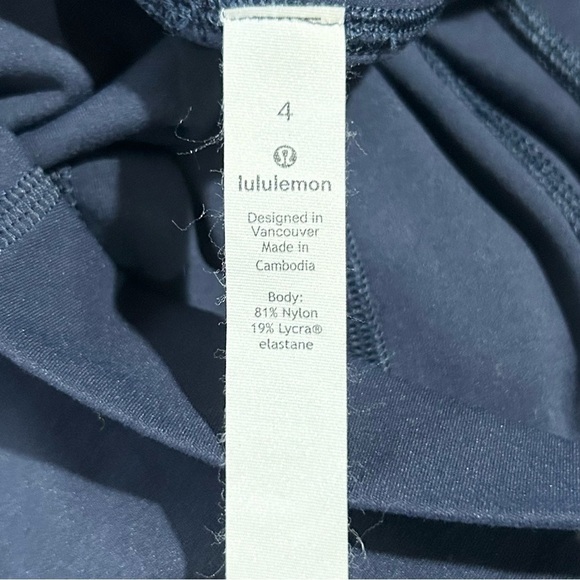 Lululemon Align Wide Leg Crop 23" in True Navy 4 - Picture 7 of 8